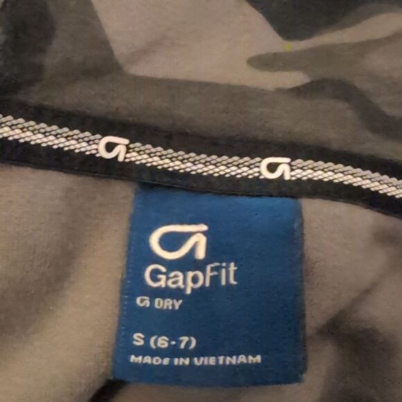 Gap fit boys gray camo hoodie jacket size 6- 7 youth - Picture 2 of 7